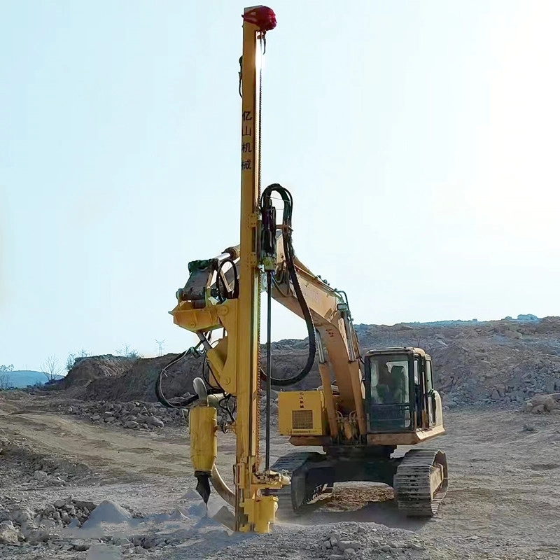 Excavator Refitting Drilling Rig 9 Excavator Refitting Drilling Rig5