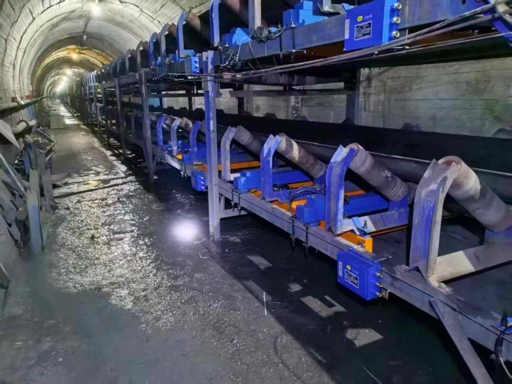 Measuring Belt Scale 19 Engineering Case: Metering Belt Scale Installed in Tunnel