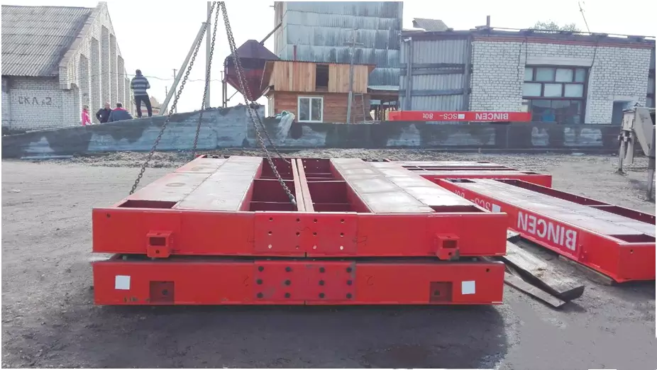 120 Ton Mining Truck Scale 5 BINCEN Proprietary Design L-beam Truck Scale BINCEN3