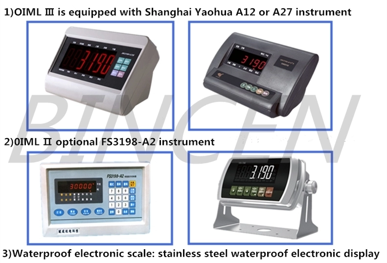 Stainless Steel Platform Scale 21 Configure weighing display controlle
