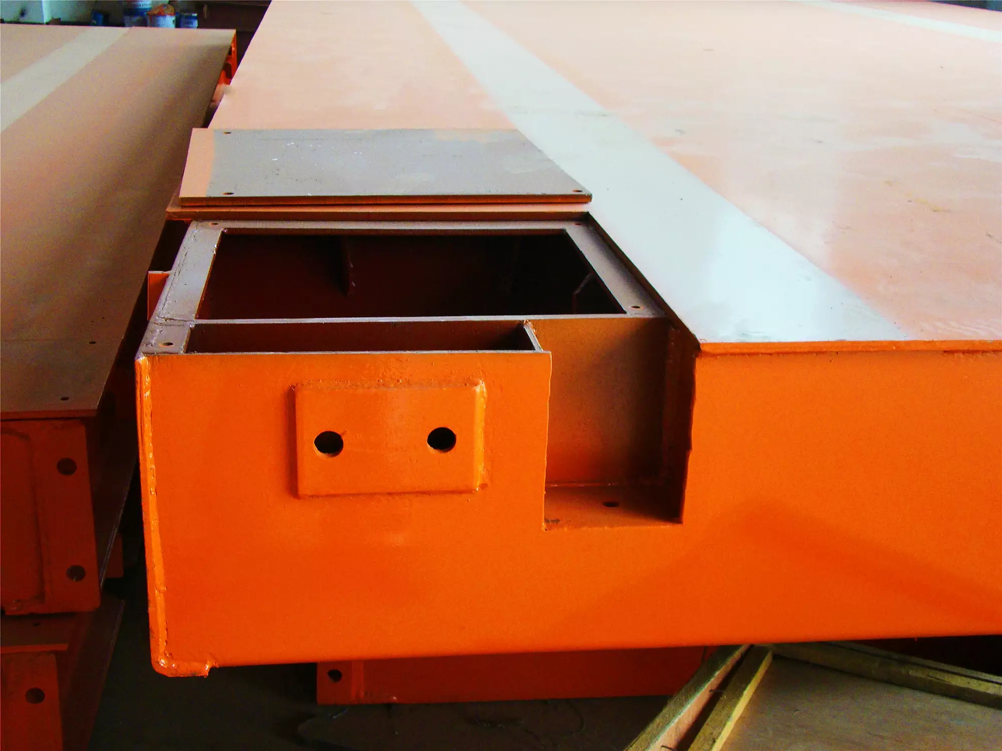 150 Ton Heavy Duty Truck Scale 12 l-beam Steel Structure Limit Load Truck Scale5