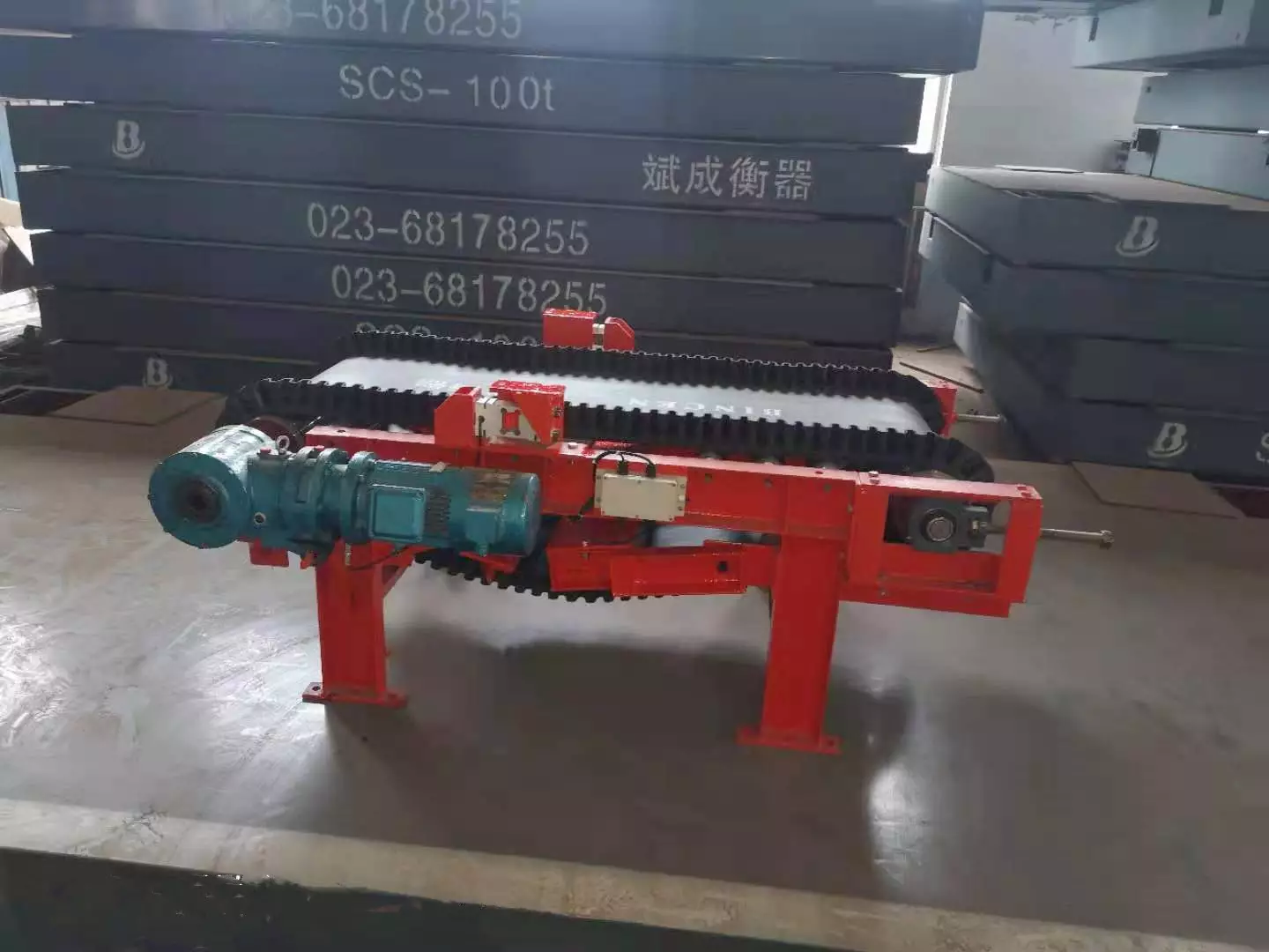 Conveyor Belt Scale 16 Speed Regulating and Batching Belt Scale5