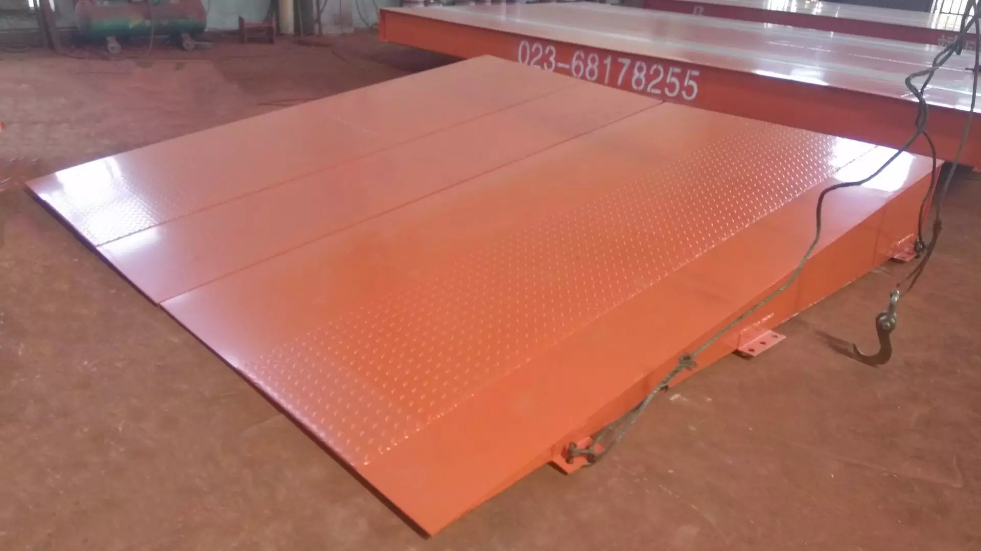 Weighbridge With Steel Slope 10 Customized Weighbridge Slope Approach1