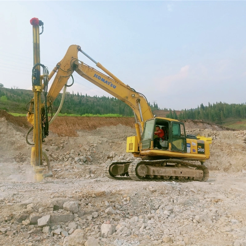 Excavator Refitting Drilling Rig 3 Excavator Refitting Drilling Rig3