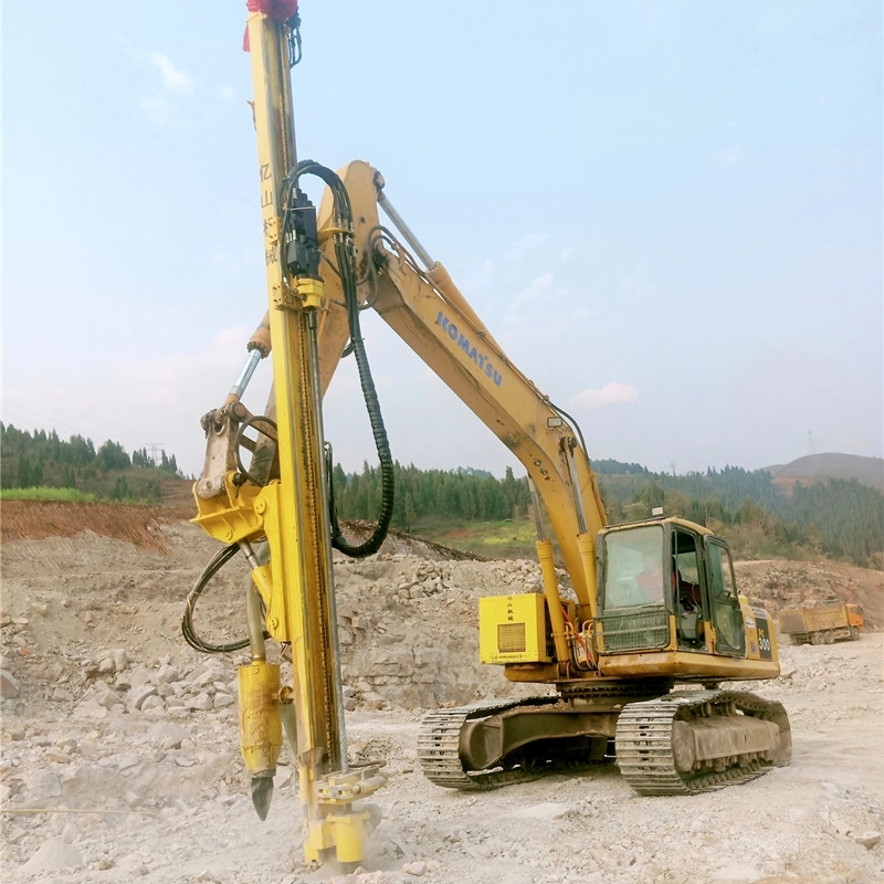 Excavator Refitting Drilling Rig 4 Excavator Refitting Drilling Rig4