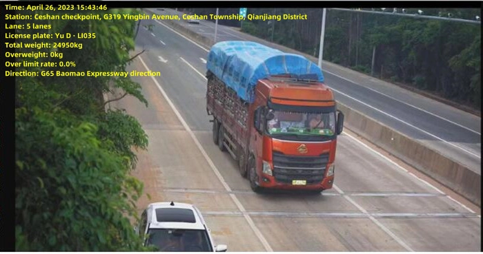 Highway Dynamic Axle Weighing Load Scale 11 Car front image