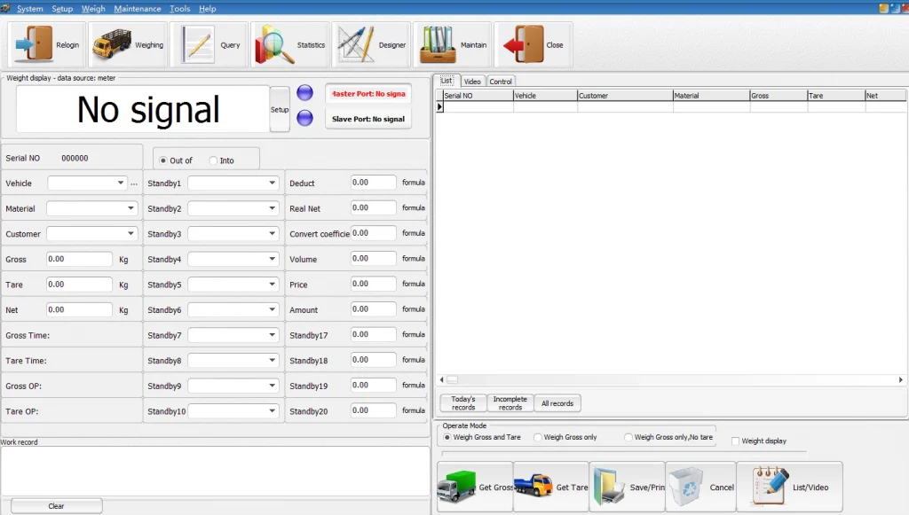 30 Ton Weighbridge 24 weighbridge software