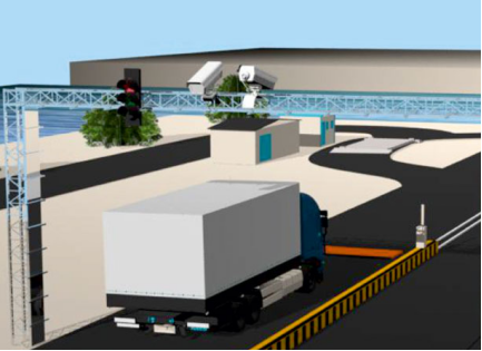 What is a Weigh Station for Trucks? Why Does It Matter? 9 vehicles at weigh station