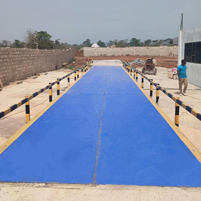 Bincen in Africa: Trusted Since 2002 34 SCS-100T weighbridge at the Ghana site has been completed