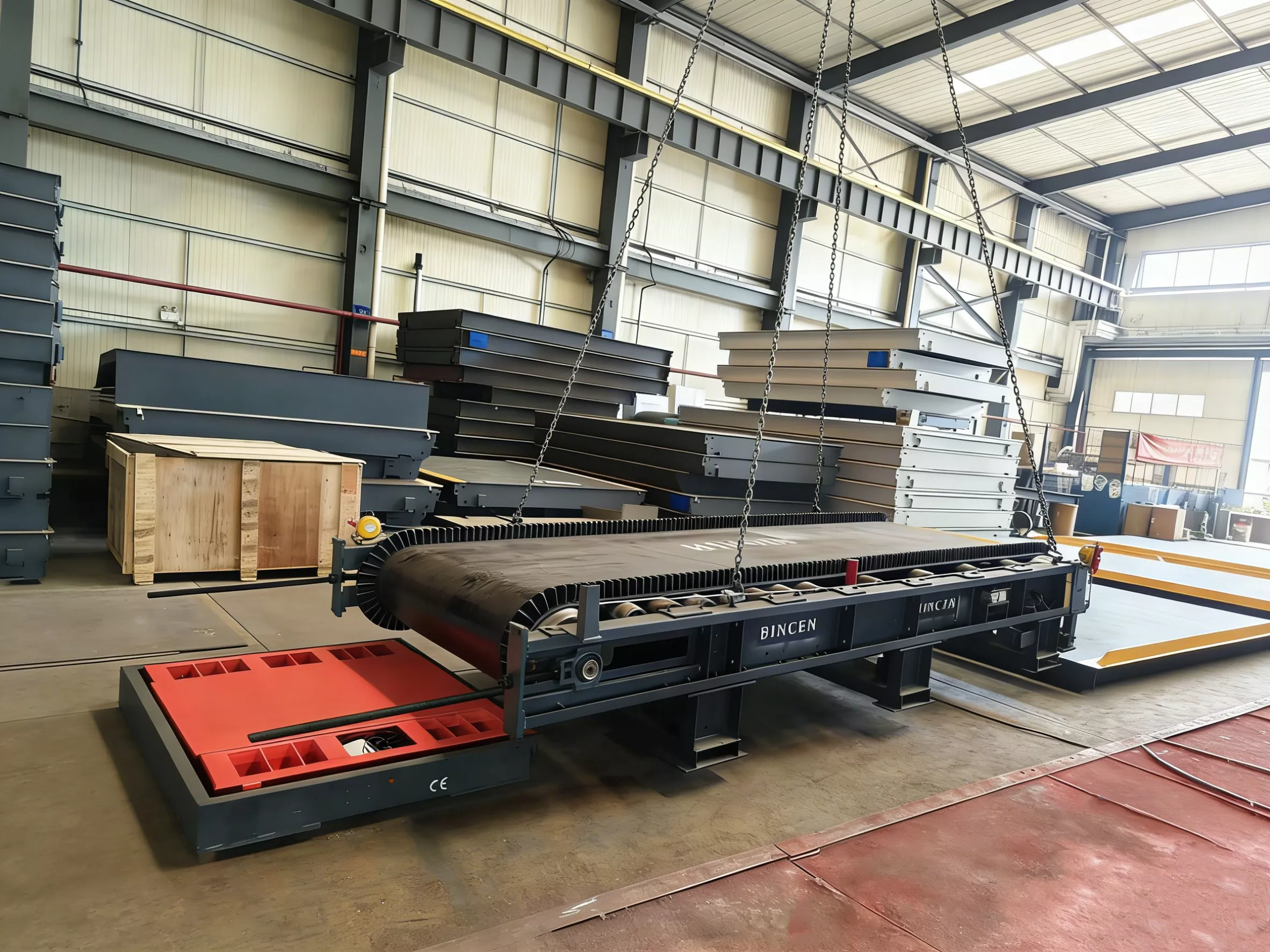 Heavy-duty belt scale feeder 16 Heavy-duty belt scale feeder
