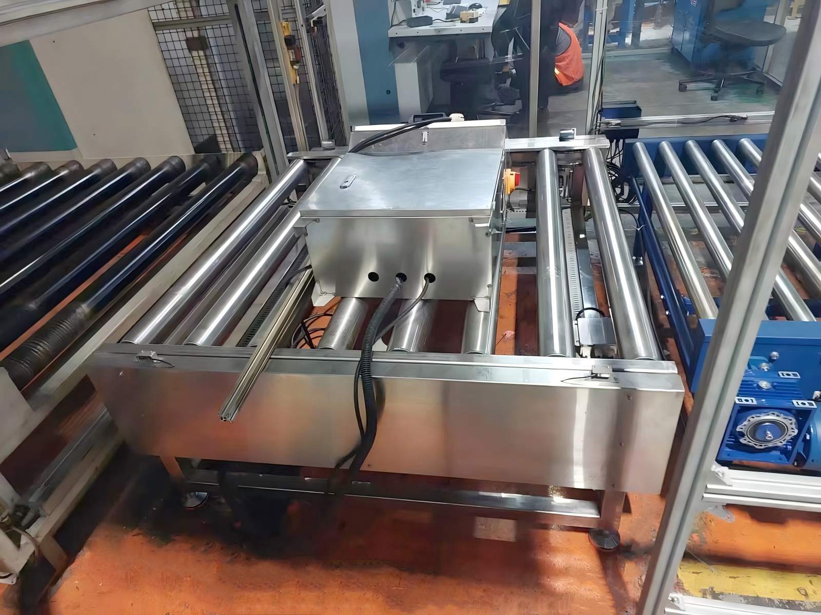 Check Weigher 11 Industrial Roller Conveyor Checkweigher System for Heavy Duty Line