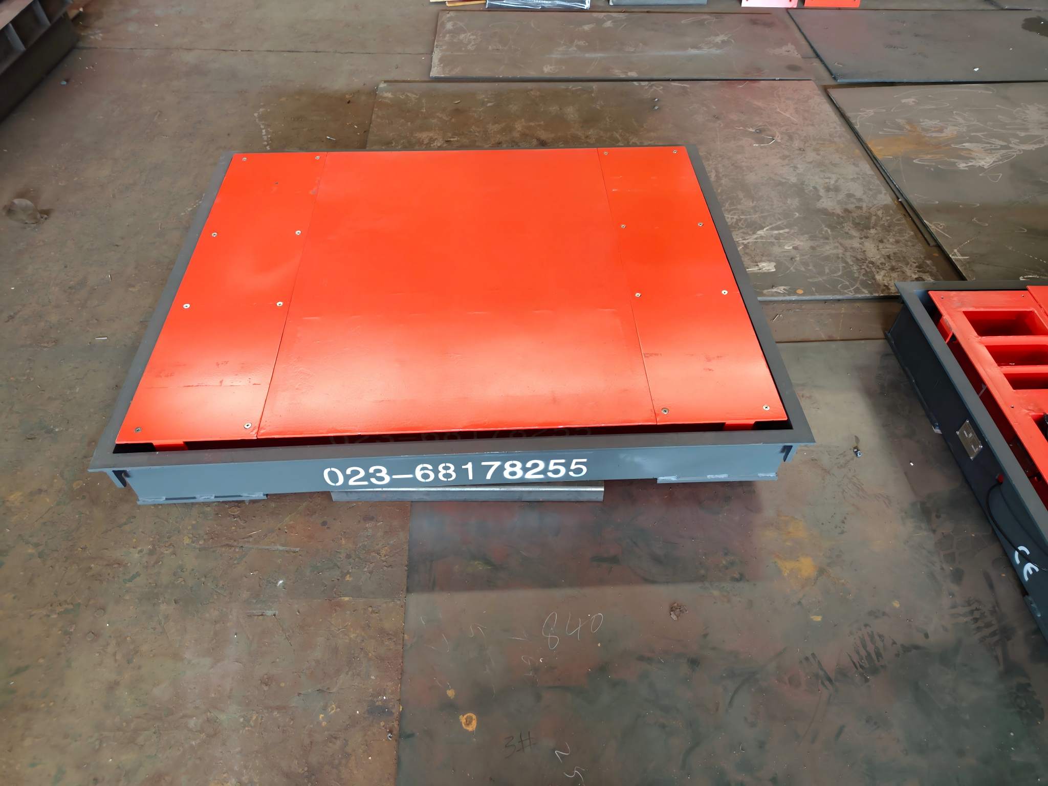 Electronic Platform Scale 15 Red Heavy Duty Industrial Platform Scale Scale Base